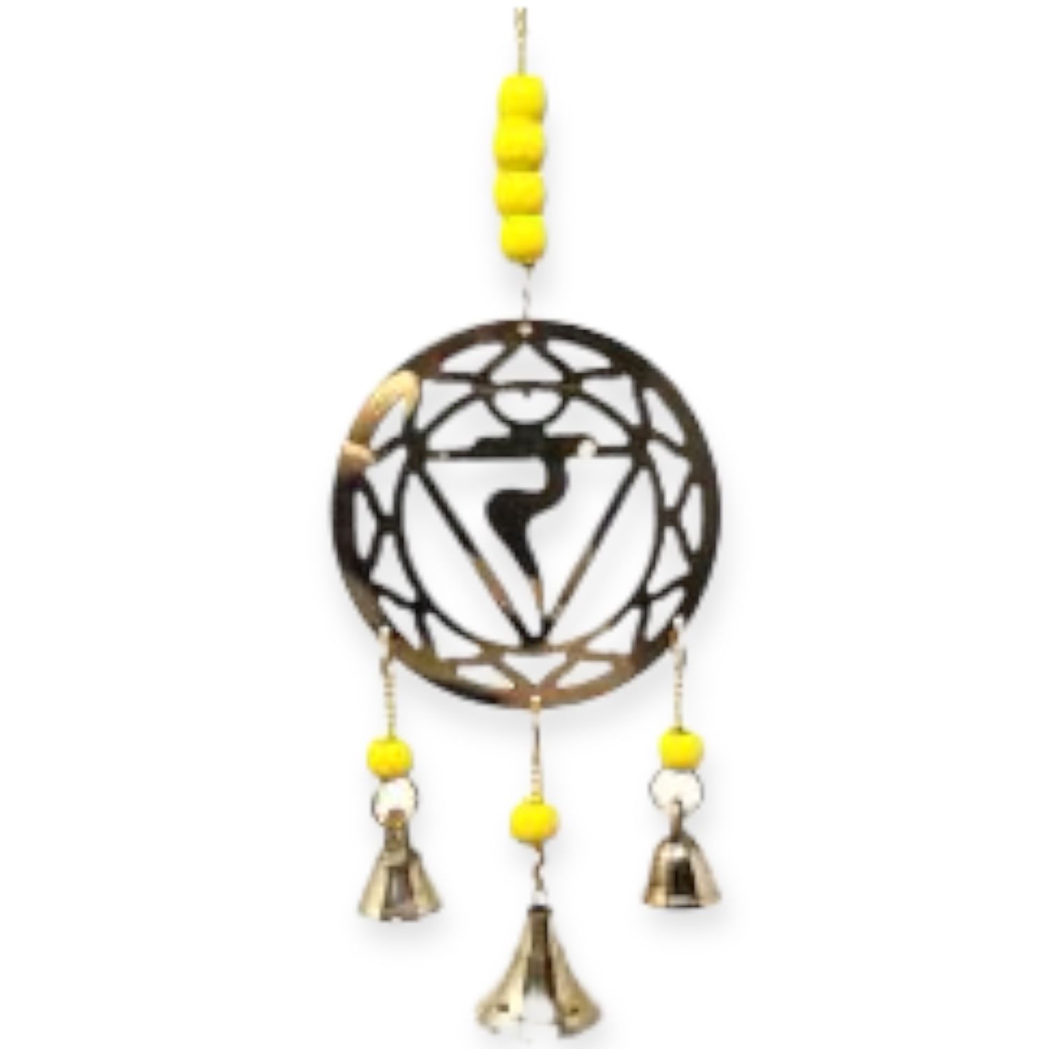 Solar Chakra Brass Windchime