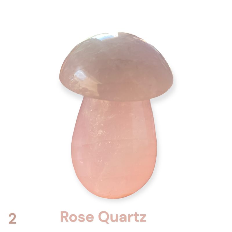 Rose Quartz Mushroom