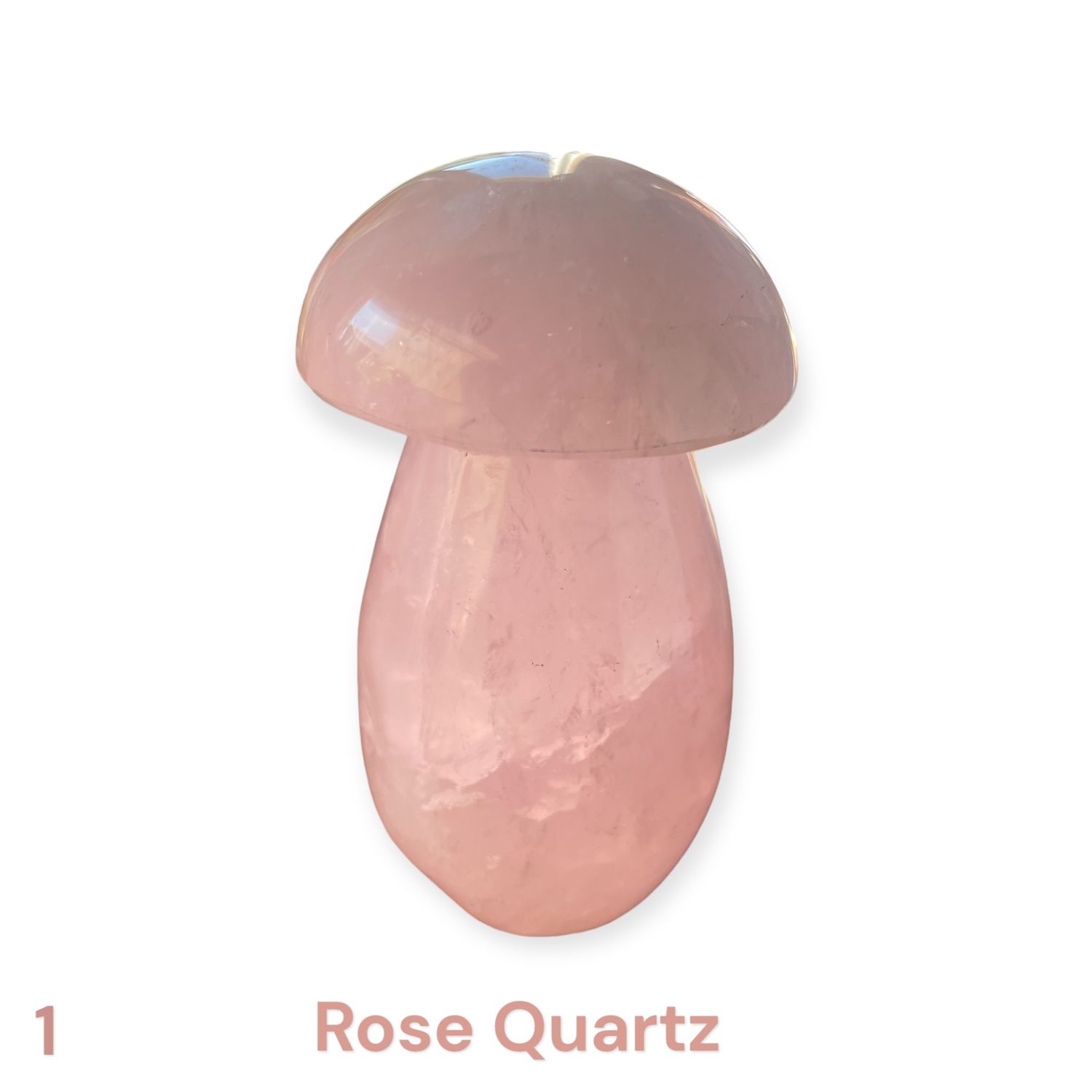 Rose Quartz Mushroom