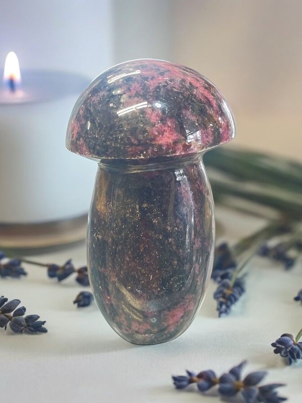 Rhodonite Mushroom