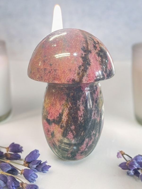 Rhodonite Mushroom