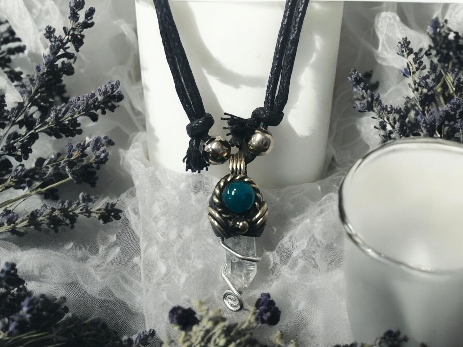 Quartz Pendant Necklace