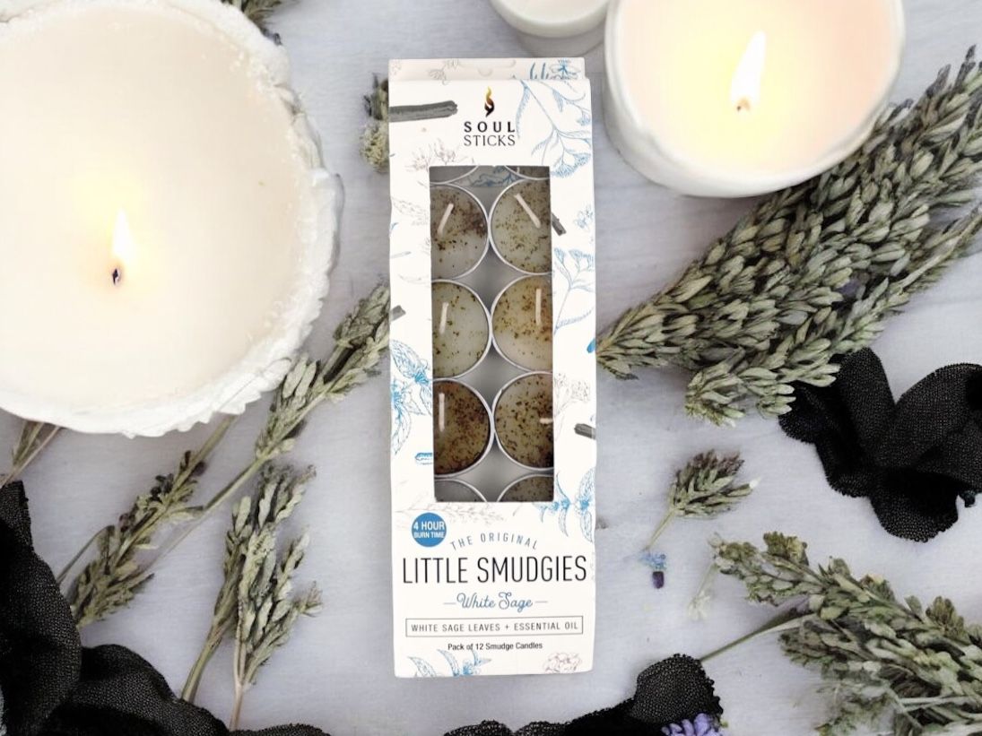 White Sage Smudge Candles