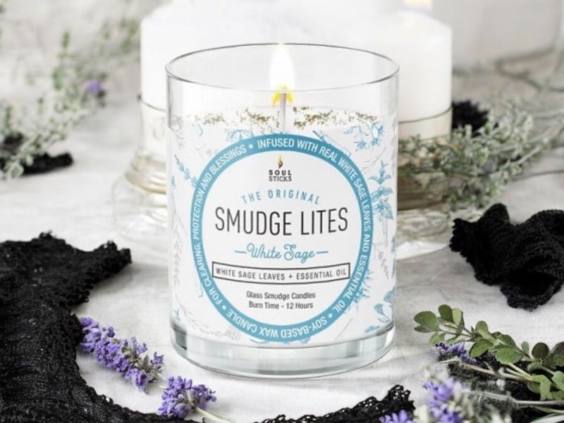 White Sage Votive Smudge Candle