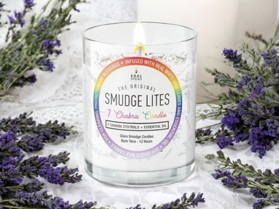 7 Chakra Votive Smudge Candle