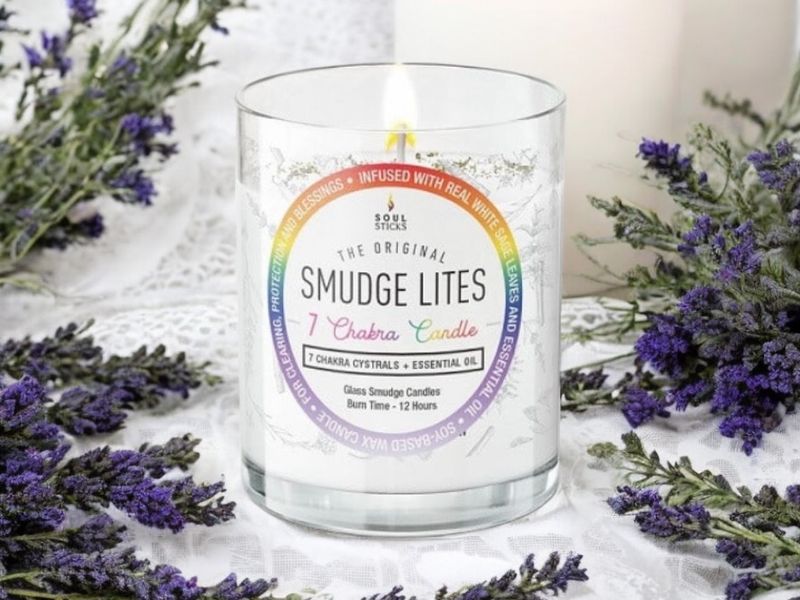 7 Chakra Votive Smudge Candle