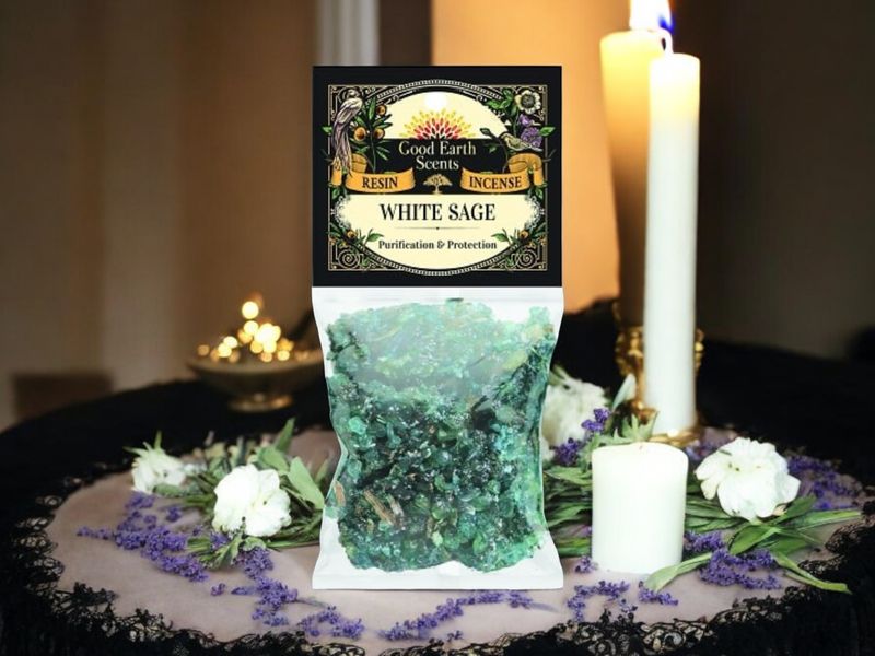 White Sage Natural Resin Incense