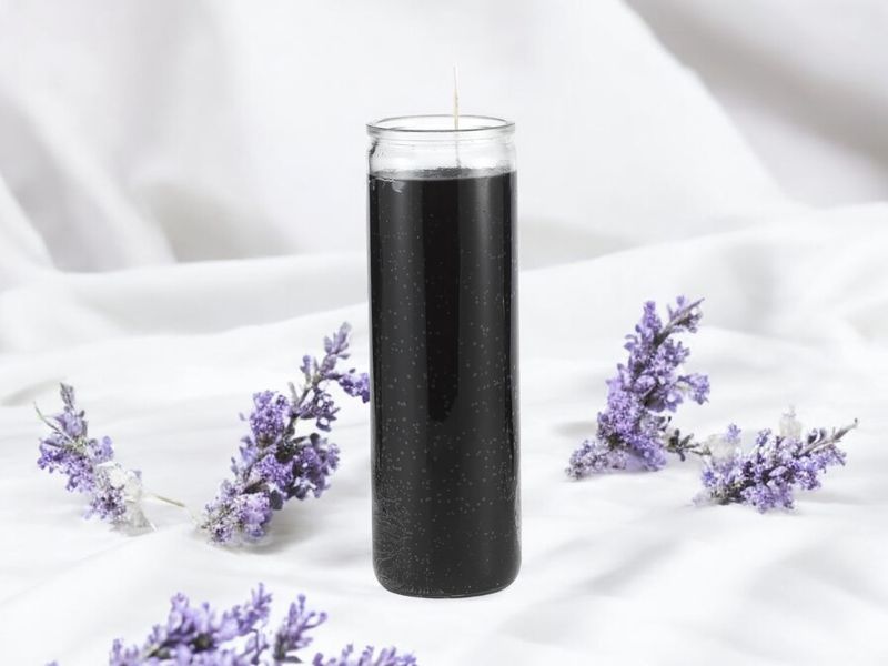 Black 7 Day Candle