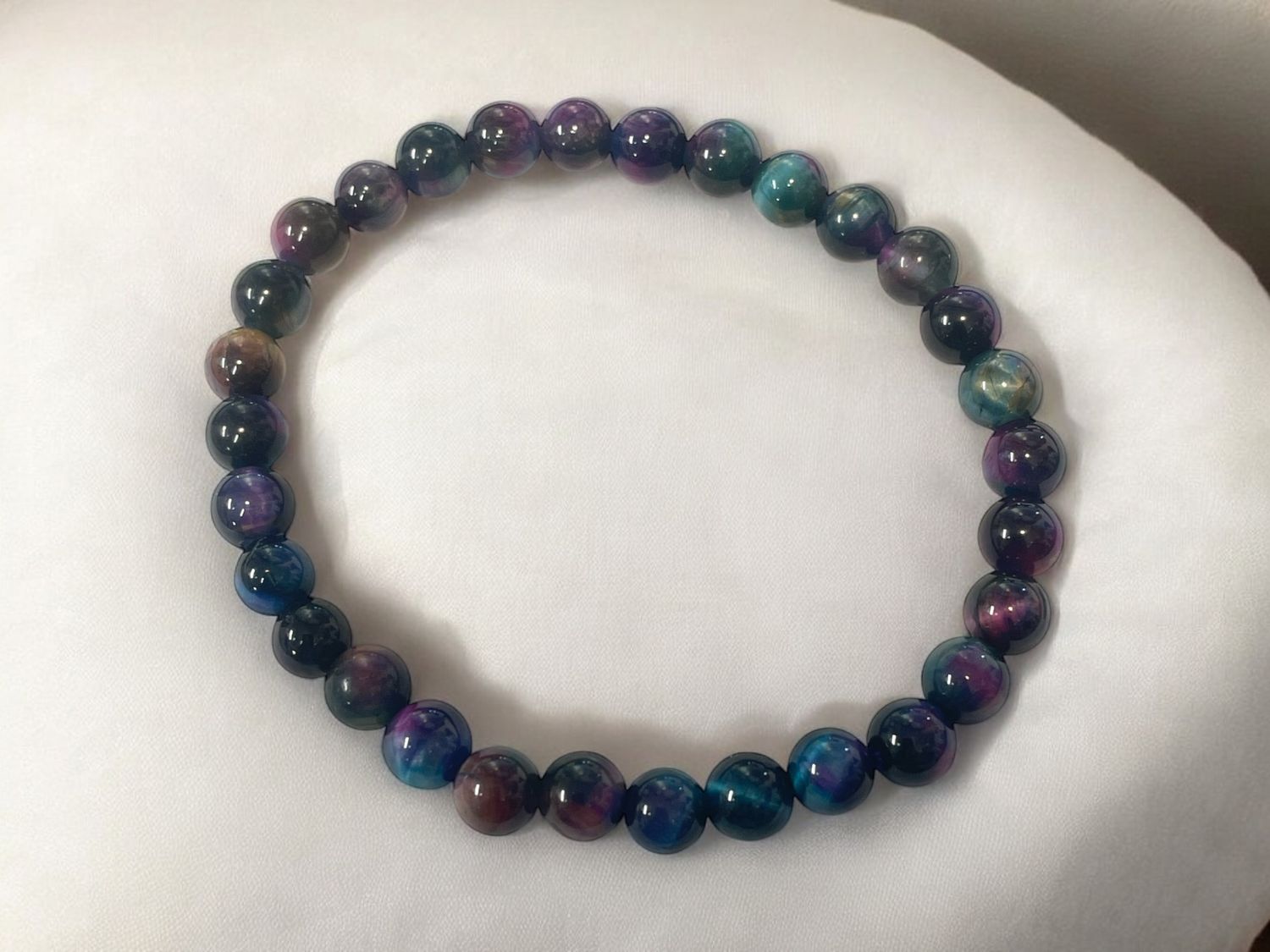 Galaxy Tigers Eye Bracelet 6mm