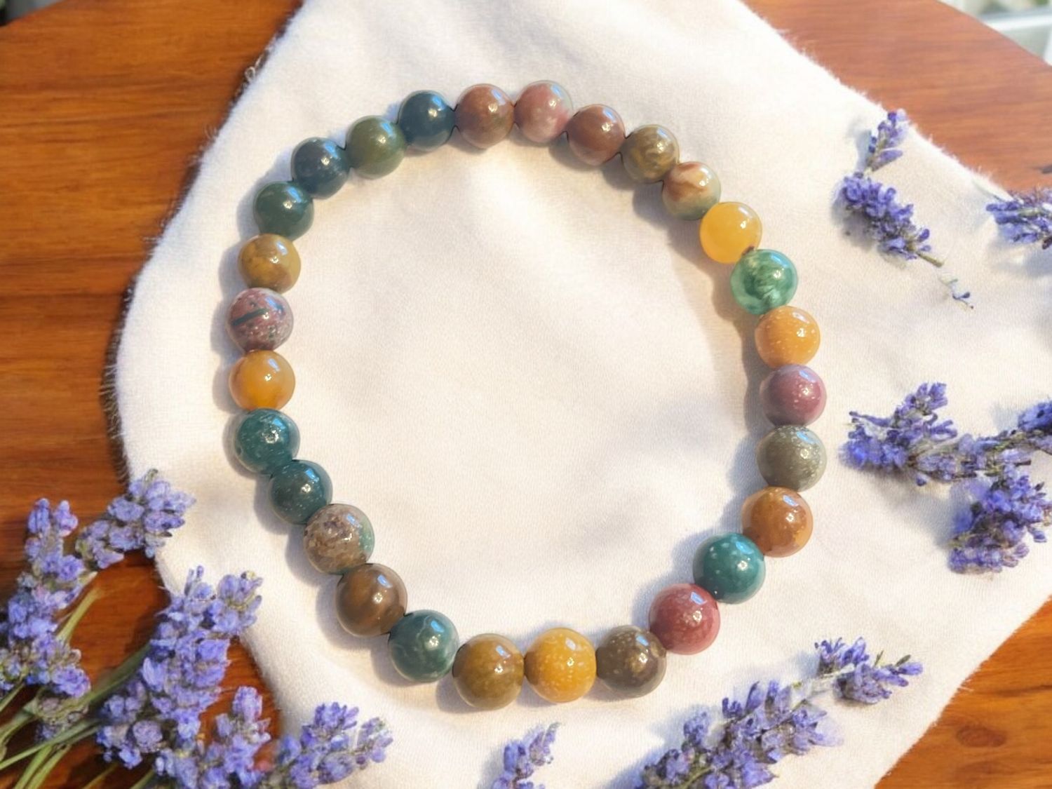 Ocean Jasper Bracelet 6mm