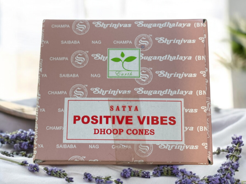 Positive Vibes Dhoop Cones Incense - Satya