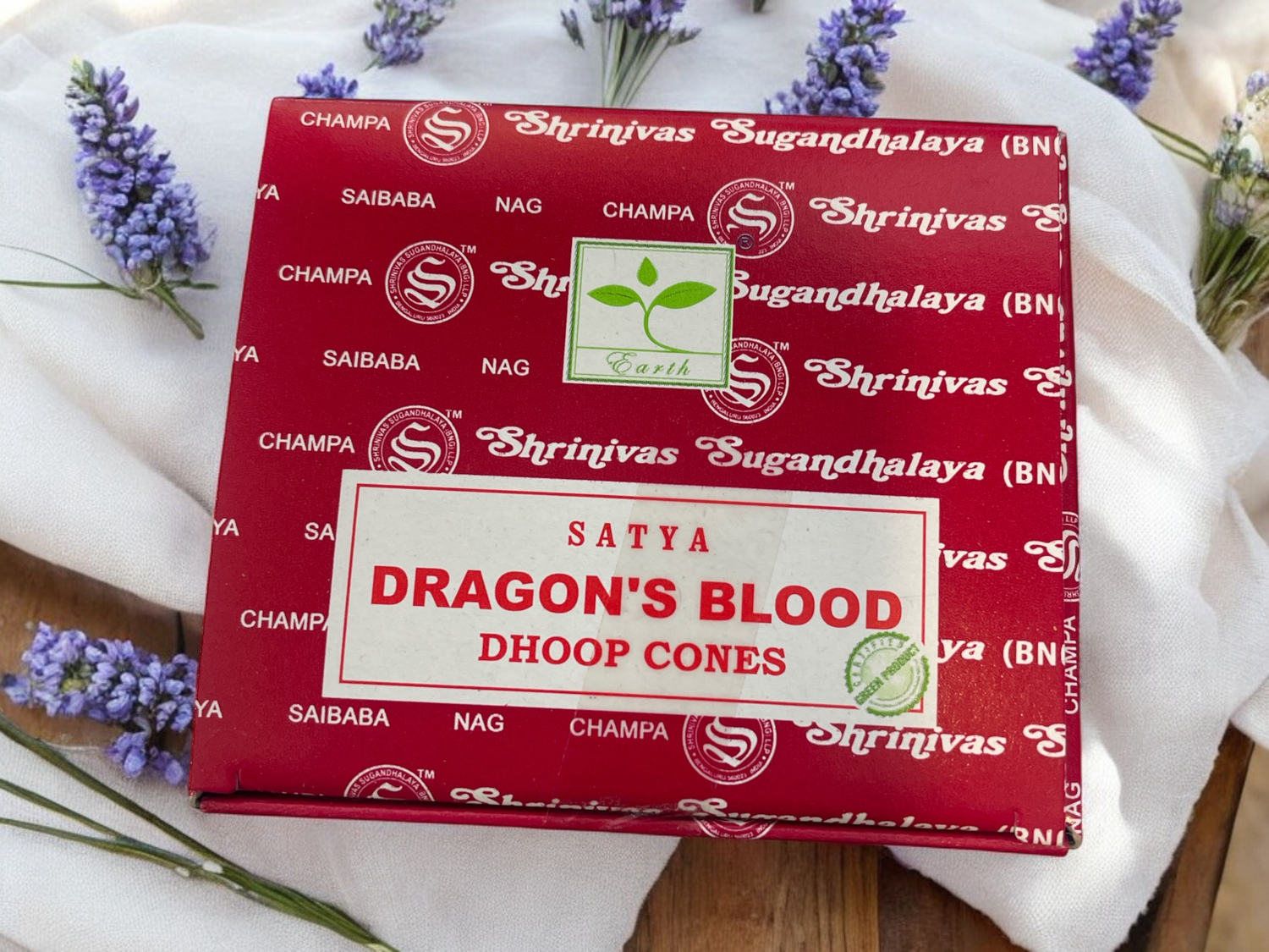 Dragons Blood Dhoop Cones Incense - Satya