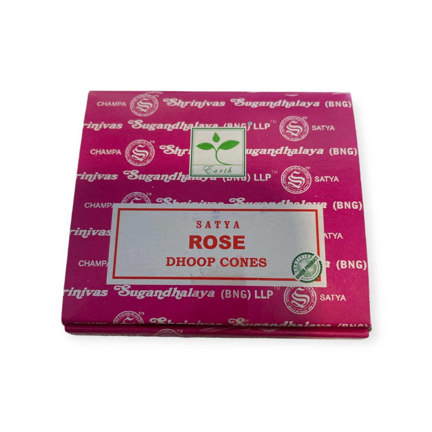 Rose Dhoop Cones Incense - Satya