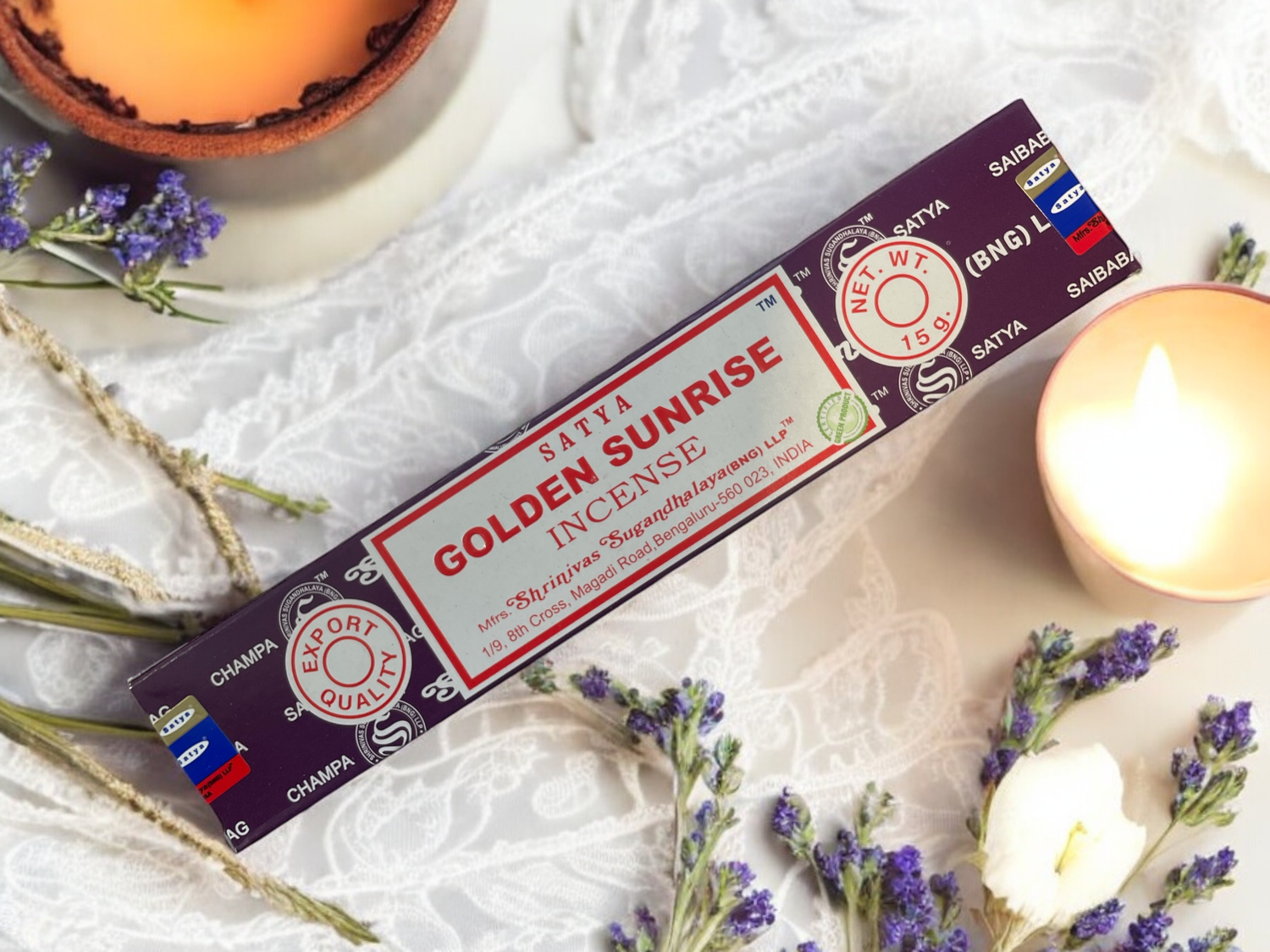 Golden Sunrise Incense - Satya