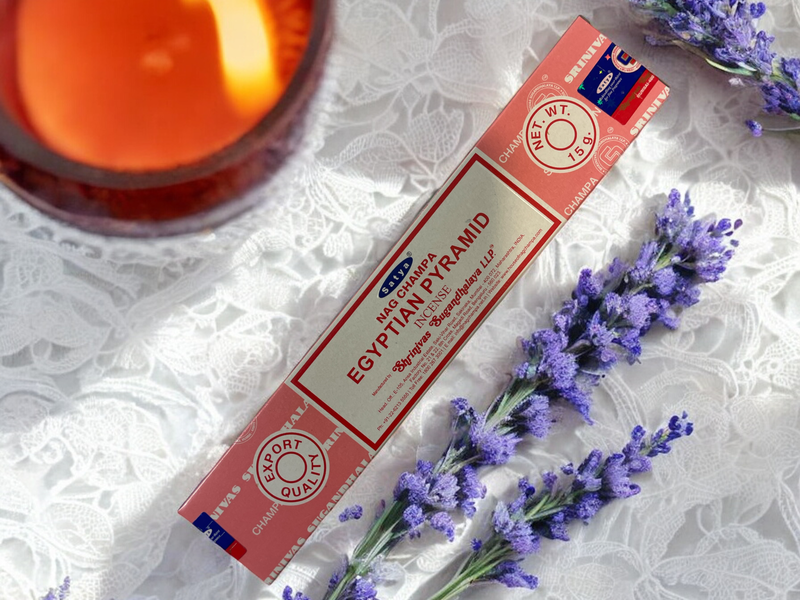 Nag Champa Egyptian Pyramid Incense - Satya