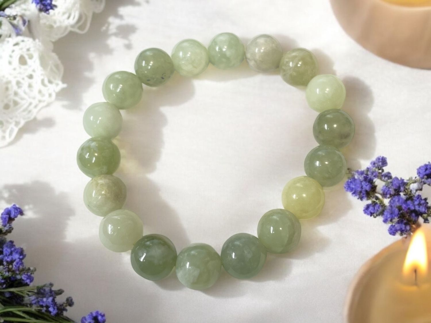 Green Jade Aventurine Bracelet 10 mm