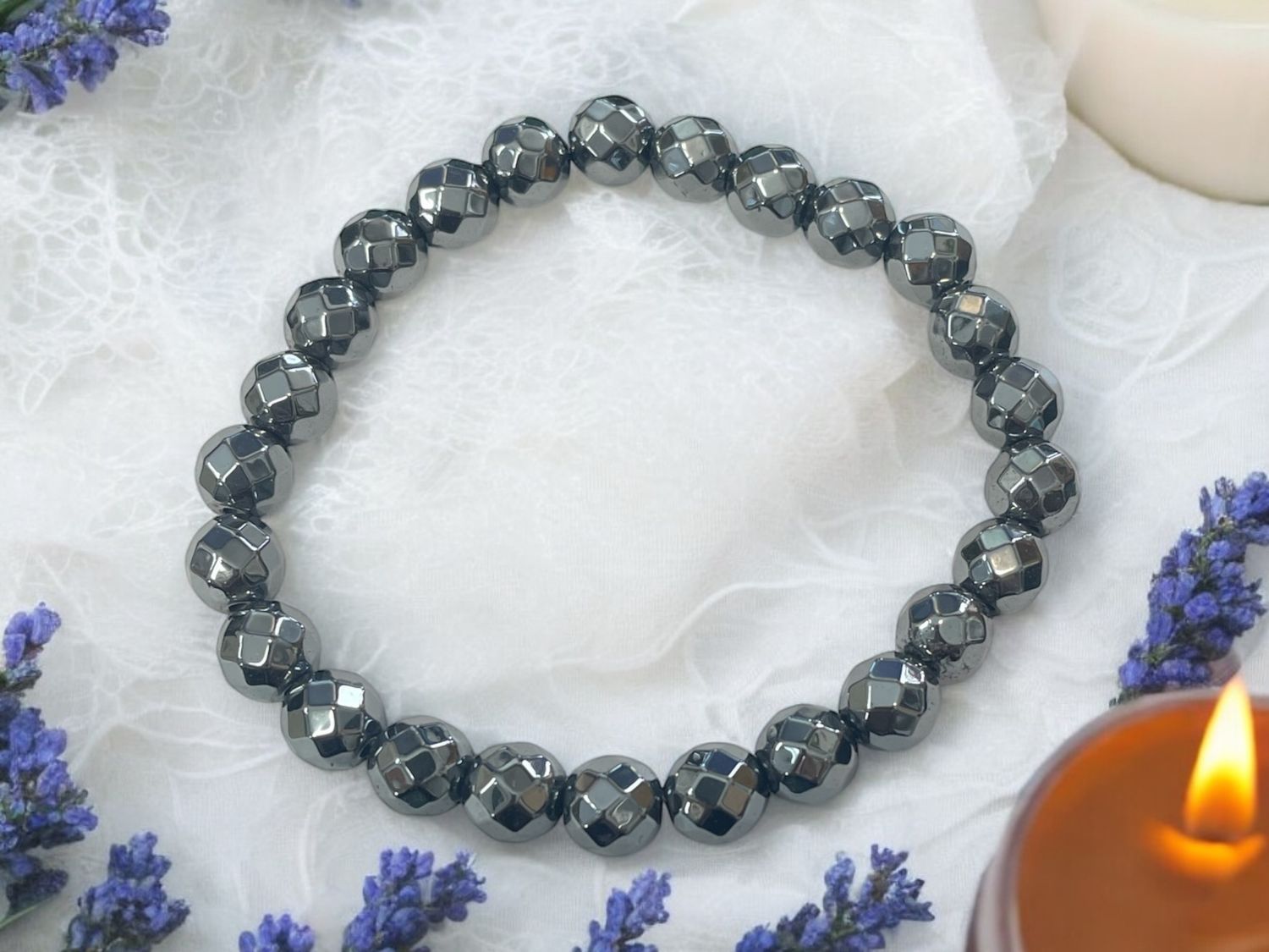 Hematite Bracelet 8-10mm