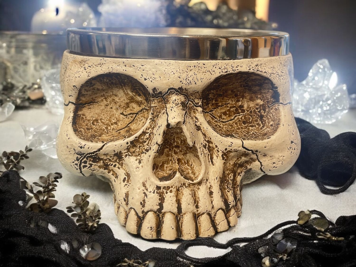 Skull Smudge Bowl