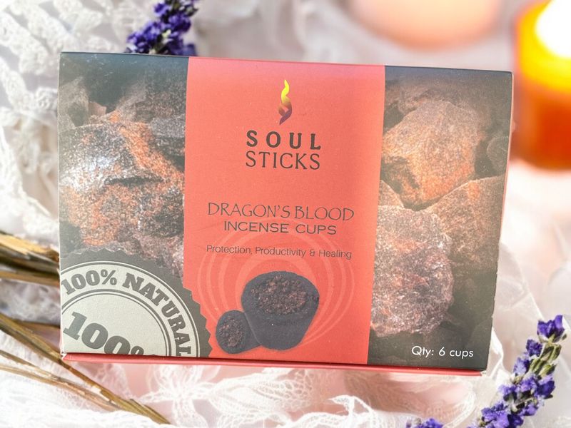 Dragon&#39;s Blood Incense Cups - 6pc