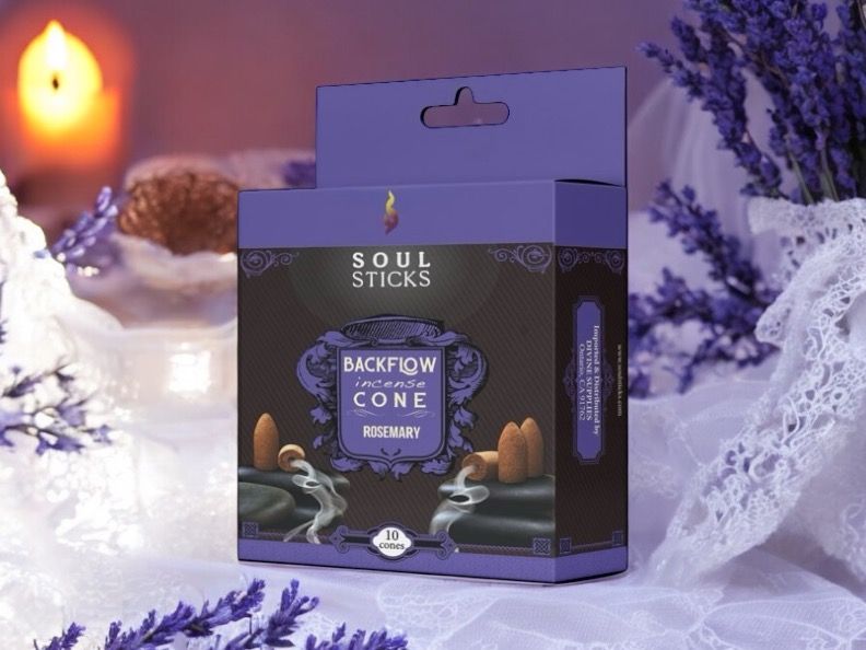 Backflow Incense Cones Rosemary
