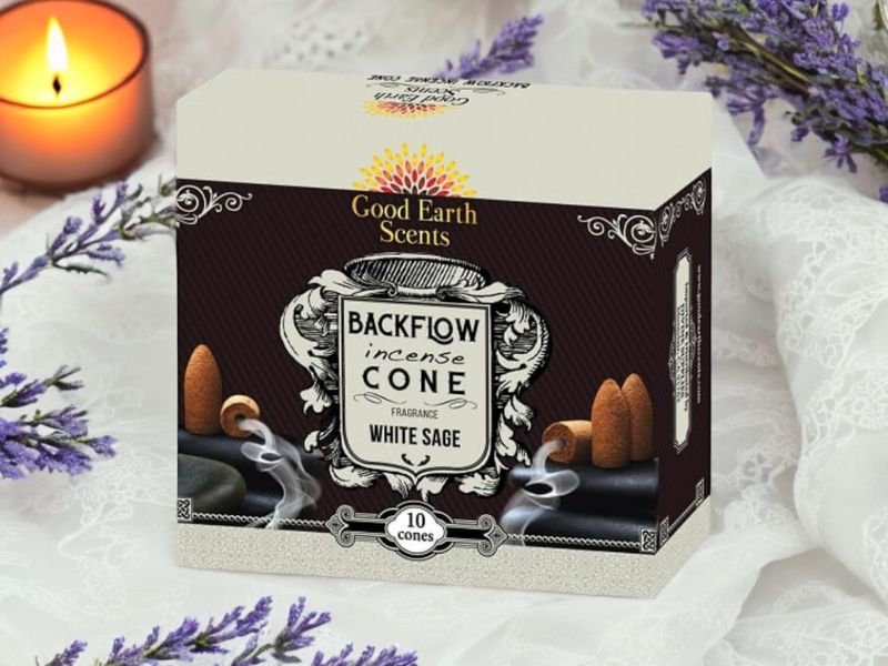 Backflow Incense Cones White Sage
