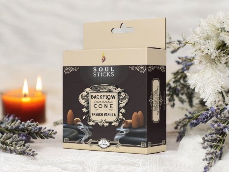 Backflow Incense Cones French Vanilla