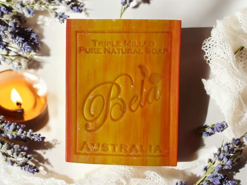 Bela 3.3 oz Peach Soap