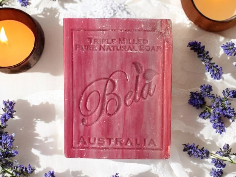Bela 3.3 oz Pomegranate Soap