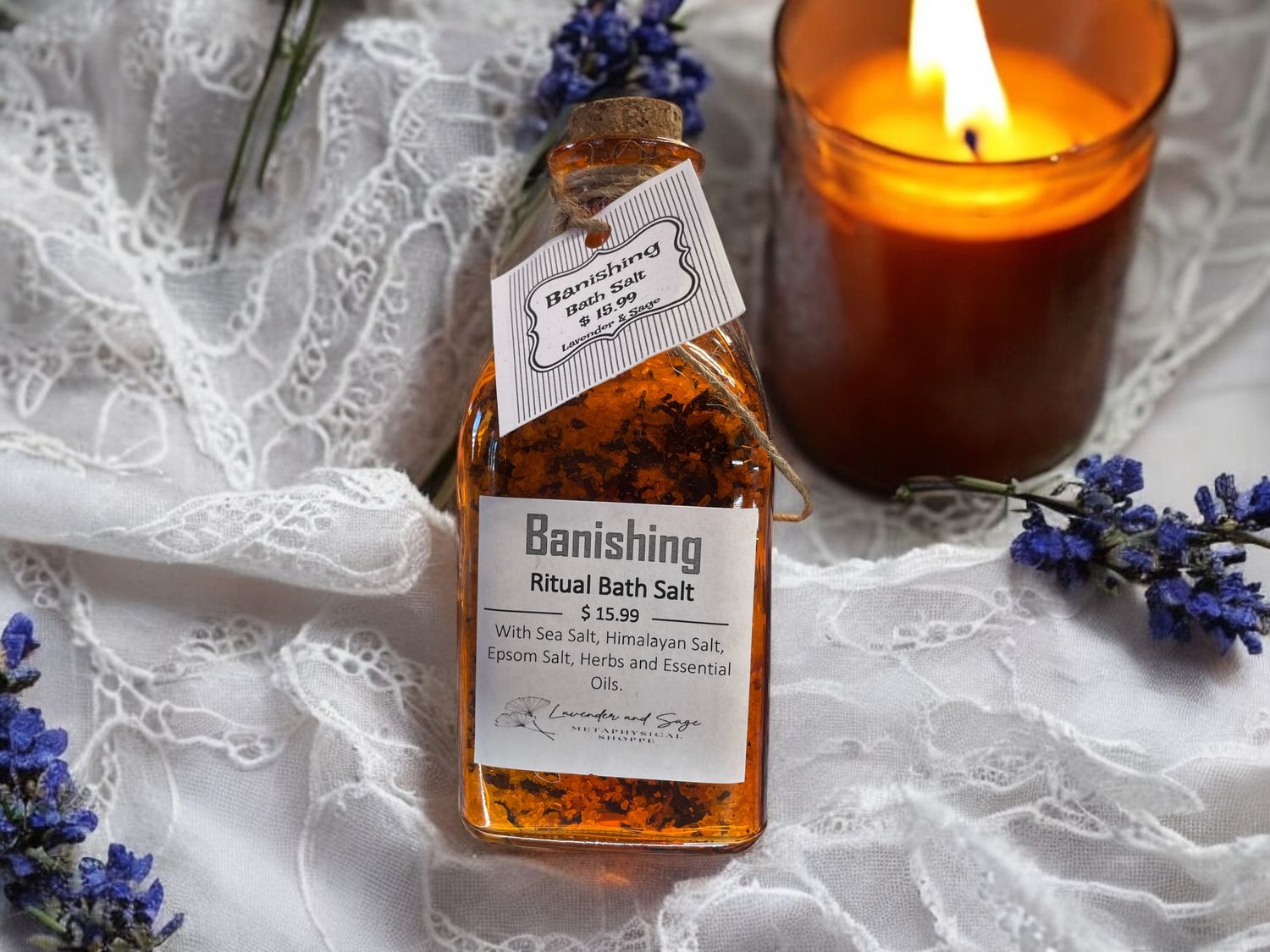 Ritual Bath Salt Banishing