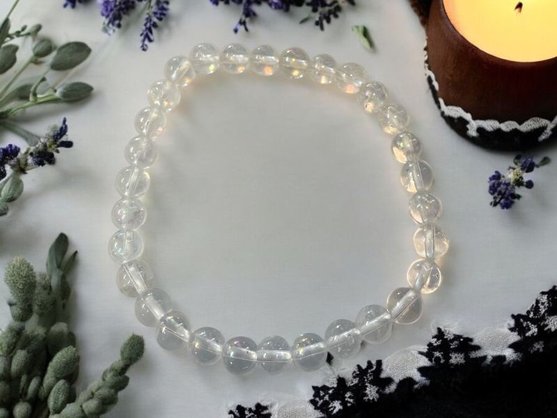 Aura Quartz Bracelet 6mm