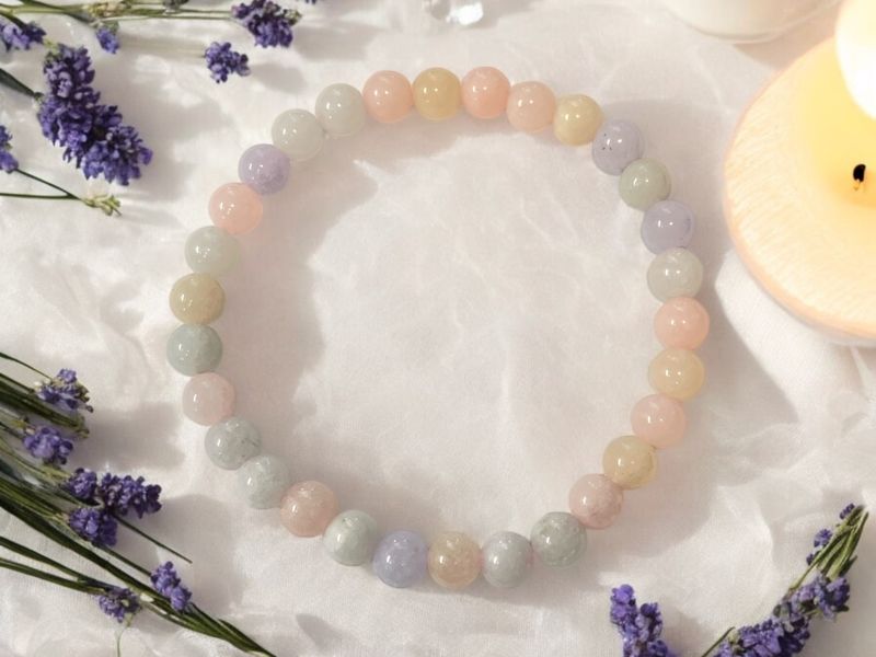Morganite Bracelet 6mm