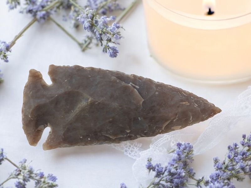 Agate Arrowhead 3&quot;