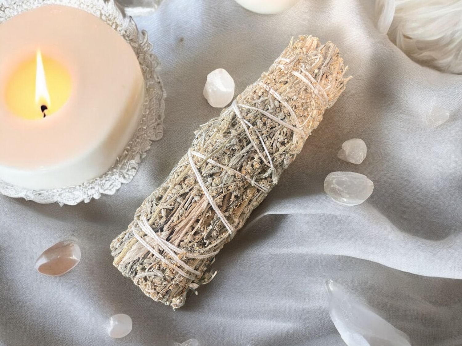 Black Smudge Mugwort Sage 4&quot;+