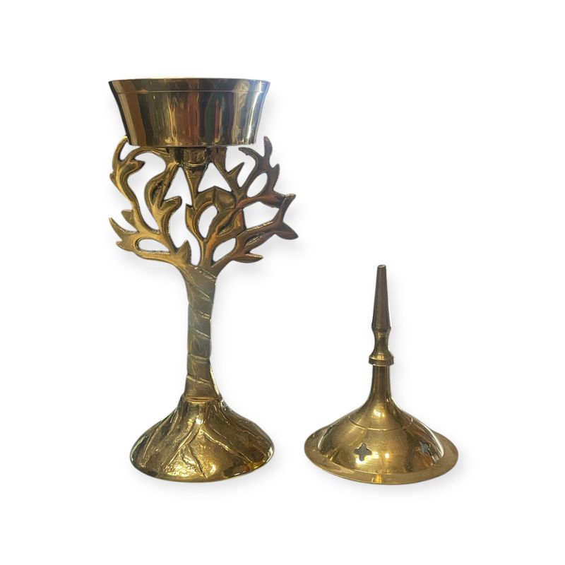 Tree of Life Brass Resin/Incense Burner