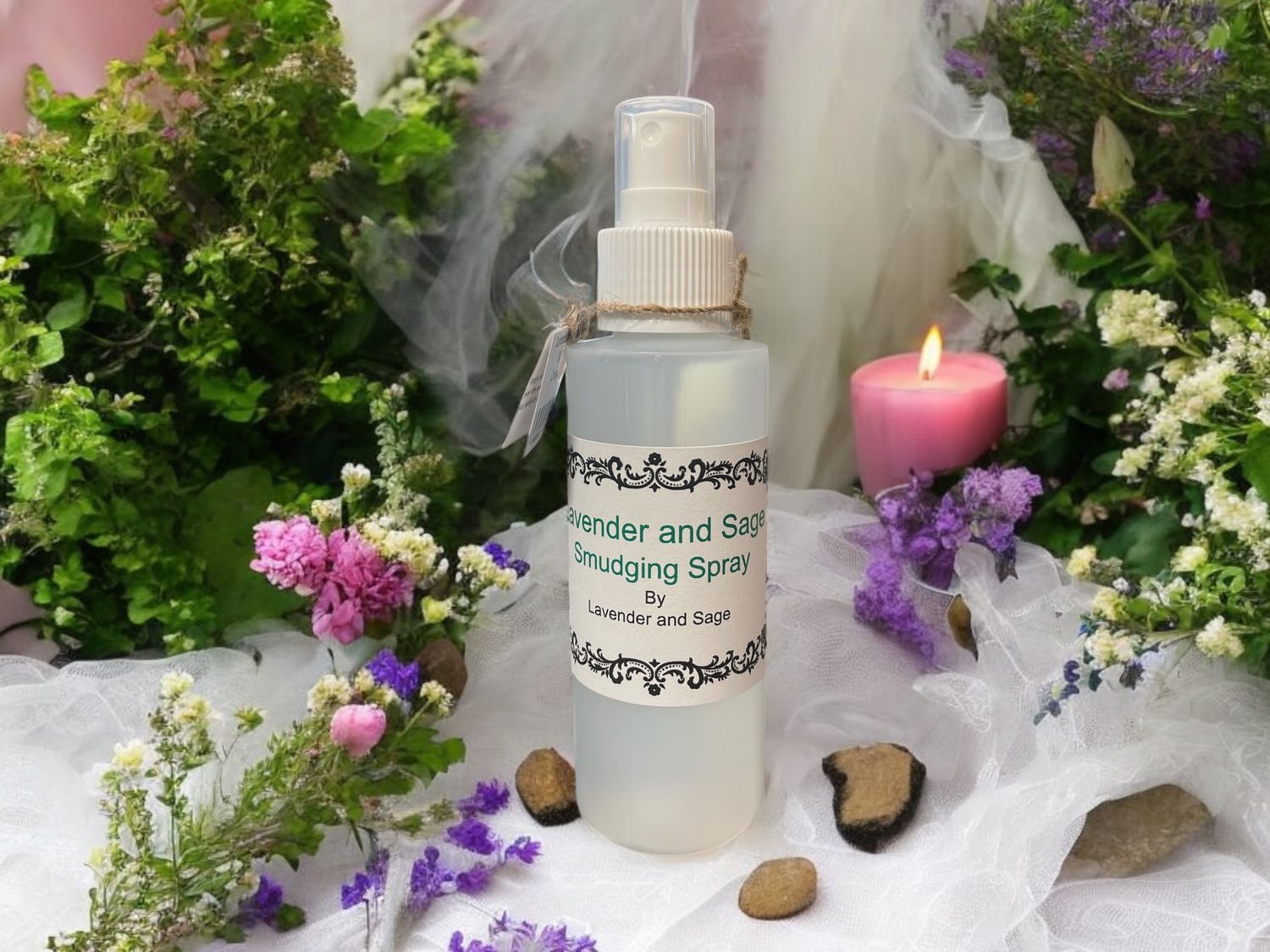 Lavender and Sage Smudging Spray
