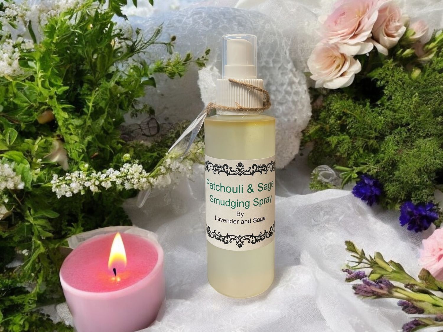 Patchouli &amp; Sage Smudging Spray