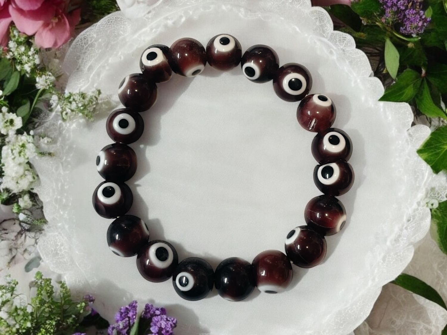 Evil Eye Bracelet Purple