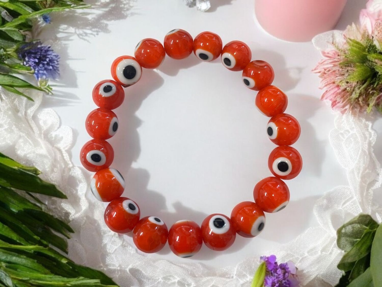 Evil Eye Bracelet Orange