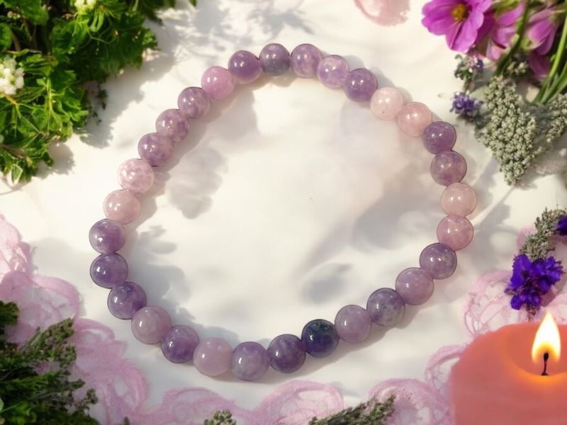 Lepidolite Bracelet 6 mm