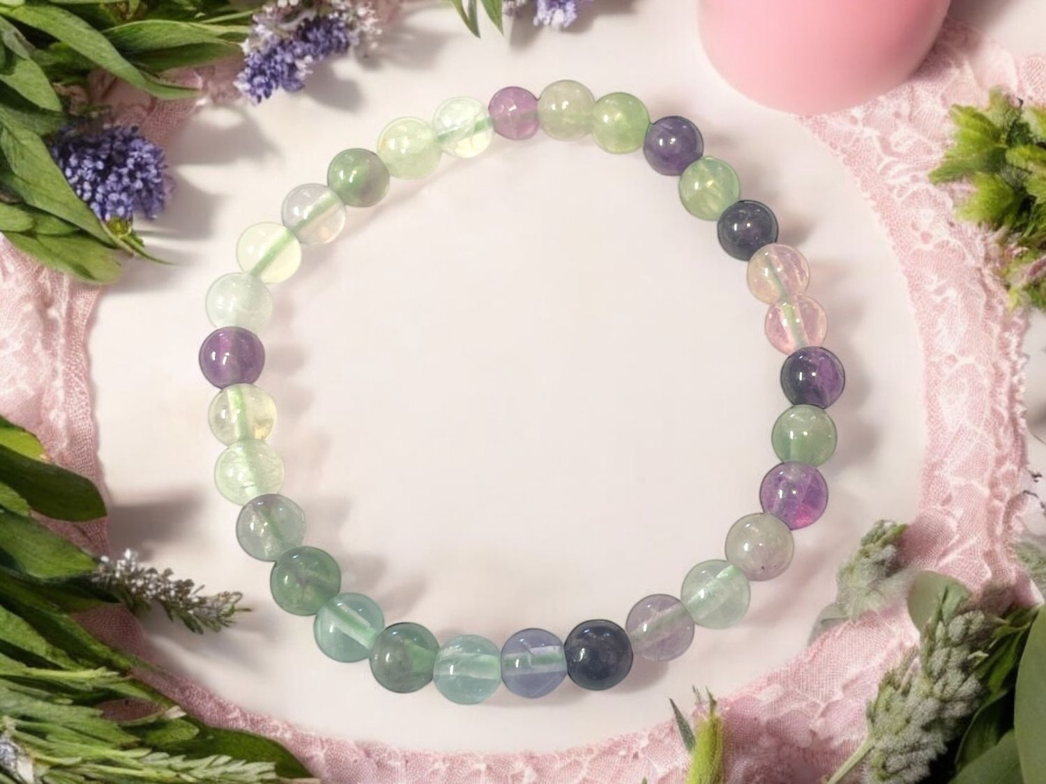 Fluorite Bracelet 6mm