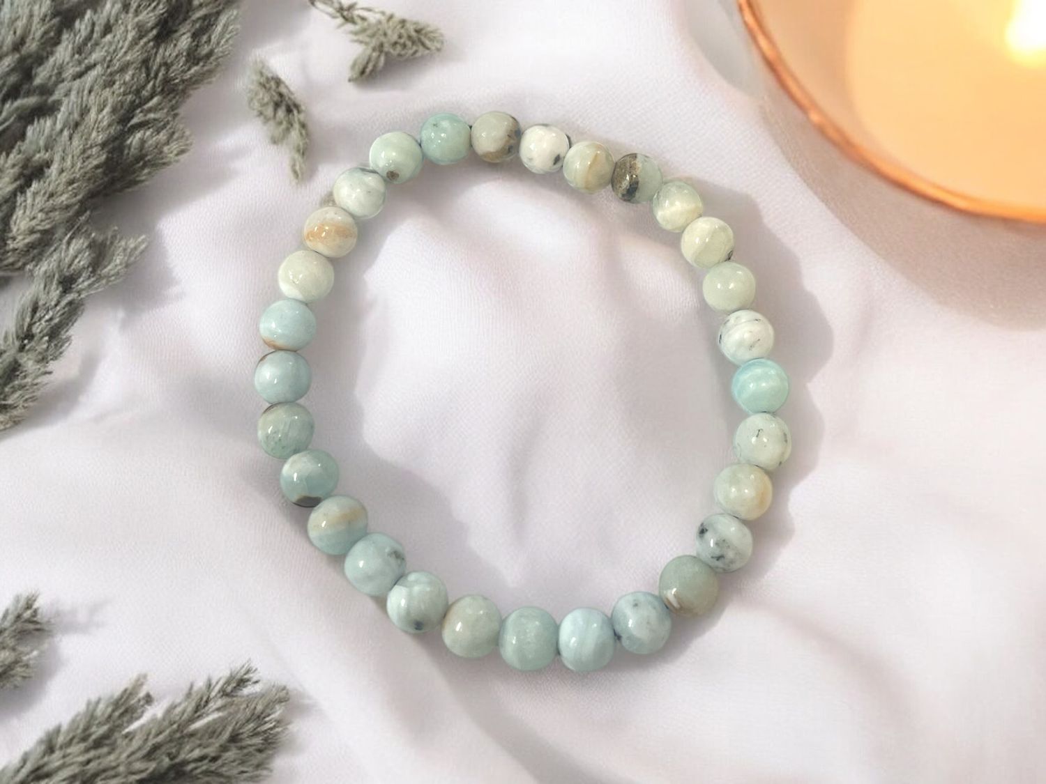 Hemimorphite Bracelet 6mm