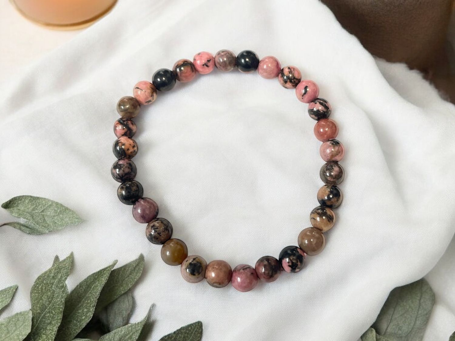 Rhodonite Bracelet 6mm
