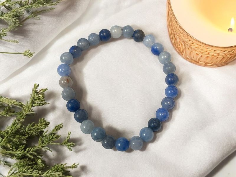 Blue Aventurine Bracelet 6 mm