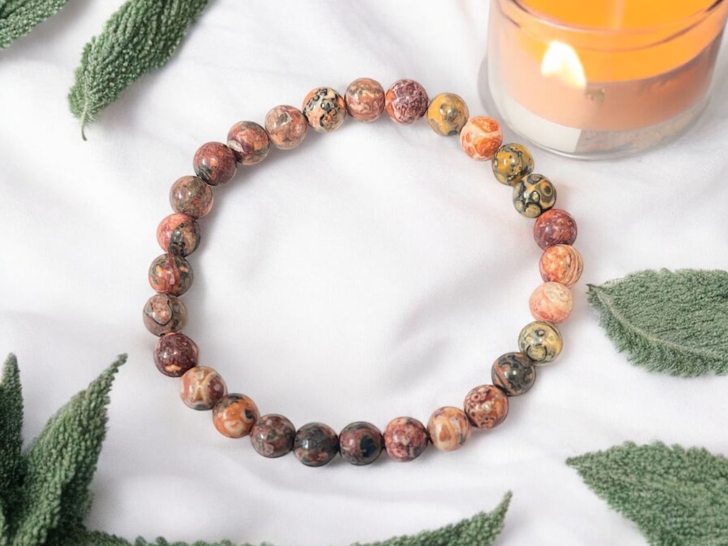Leopard Skin Jasper Bracelet