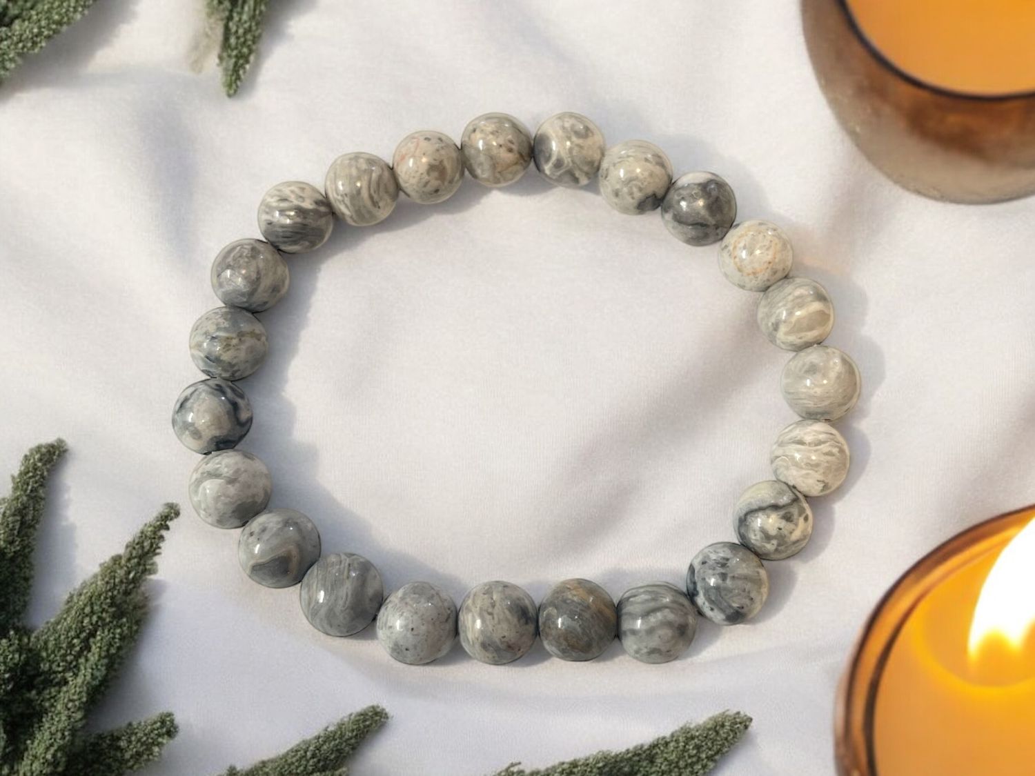 Picasso Jasper Bracelet 8 mm