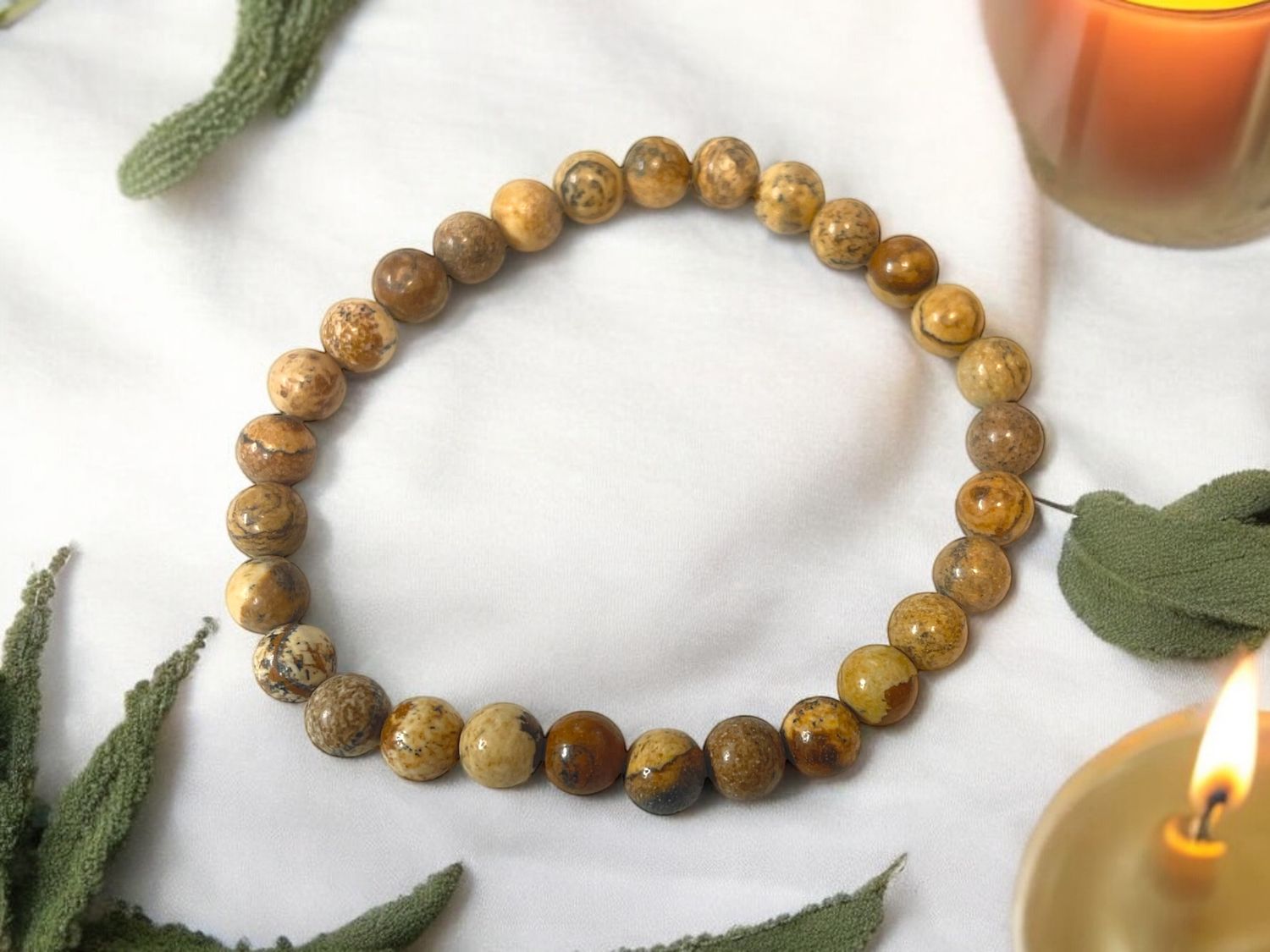 Picture Jasper Bracelet 6 mm