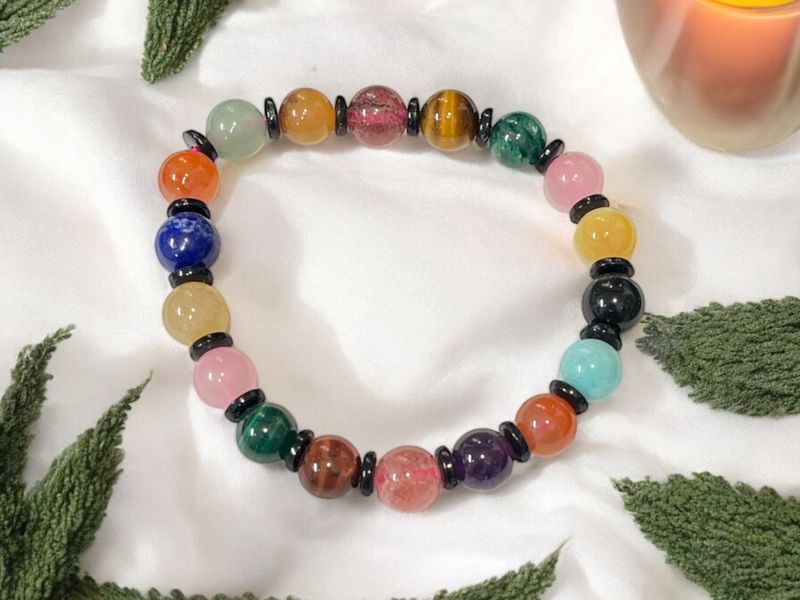 MIxed Stone Bracelet 6 mm