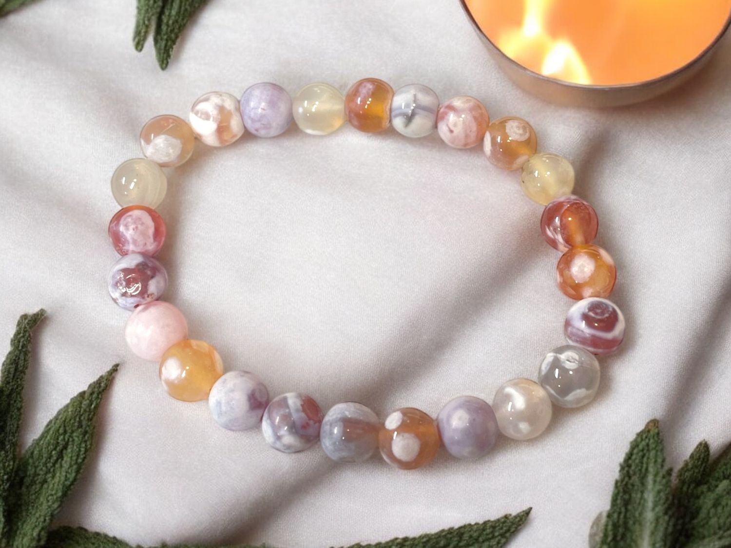 Red Orange Orca Bracelet