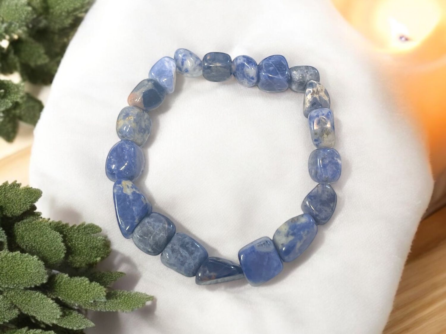 Sodalite Tumbled Stone Bracelet