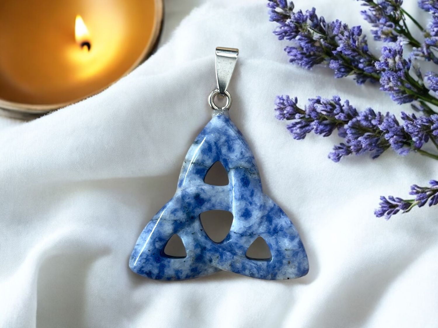 Sodalite Triquetra Pendant